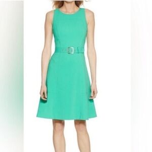 White House Black Market size 10 Belted Dress NWT